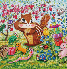 藤岡ちさ 絵画展